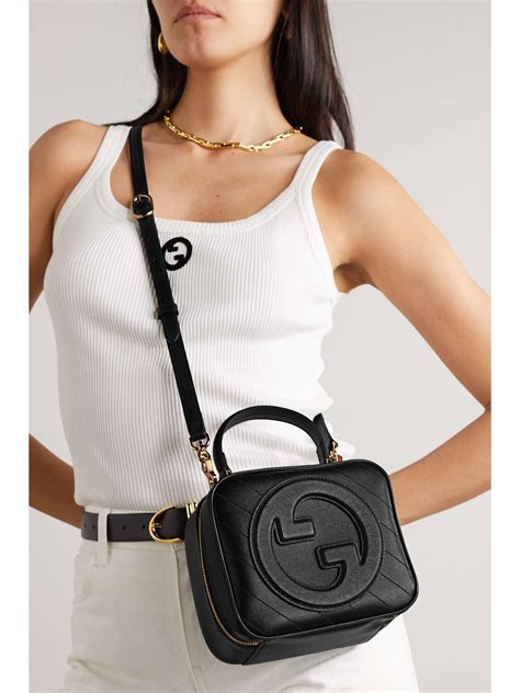 gucci blondie small leather shoulder bag|Gucci blondie bag roblox.